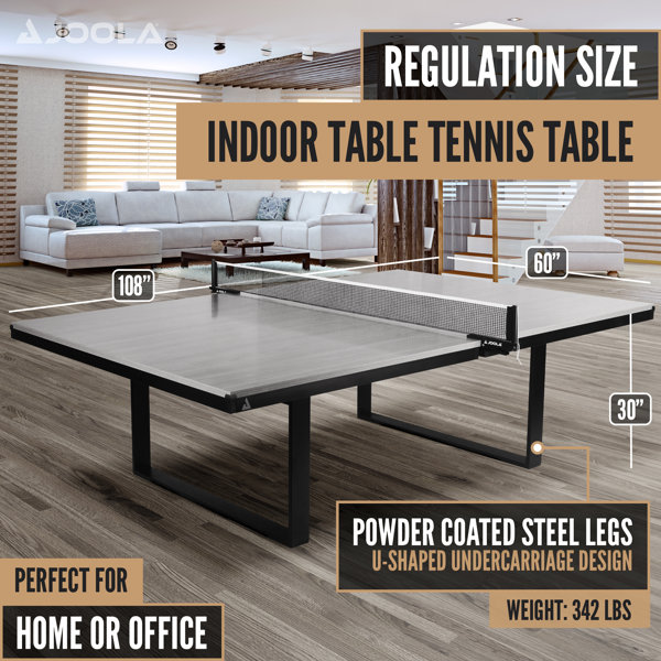 JOOLA Brighton Table Tennis and Dining Combo Table, Office Ping Pong